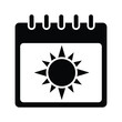 © Halim - Calendar icon representing sunny day