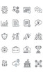 © sitimunirotul - Business and technology icons, featuring elements of strategy, management, and success, presented in a clean, modern line art style