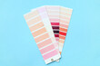© Pixel-Shot - Different paint color palettes on light blue background