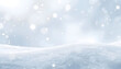 © VisionArt Studio - Elegant Winter Abstract Background with Soft Snow and Light Bokeh