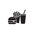 © Joyadobe - Fast food icon design, logo. Symbol illustration set