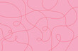 © studio's line - Thread Line Pattern Seamless Textile Background Design. Decorative Thread Line Pattern Fabric Texture. Abstract wavy linear background outlines random chaotic lines vector illustration.