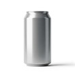 © Mahfud Picture - Shiny Aluminum Beverage Can Isolated on a White Background, Representing Refreshment and Hydration