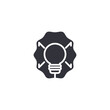 © ShiningPixel - Creative light bulb icon representing innovation, ideas, inspiration, problem solving, and smart thinking solutions.