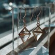 © DolonChapa - Lightweight geometric earrings with modern fashion high resolution picture