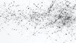 © admin_design - Intricate black and white network of interconnected dots forming abstract digital pattern and complex data visualization.
