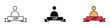 © MdNurul - VIP person icon vector. exclusive user membership and privilege symbol. vector illustration.