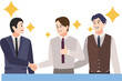 © 桜 花見 - Business Teamwork and Successful Collaboration of Men / Trabajo en Equipo y Colaboración Empresarial Exitosa / Trabalho em Equipe e Colaboração Empresarial Bem-sucedida
