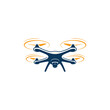 © MDMOTIUR - Drone Logo Design Vector Icon