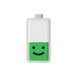 © Tata - Battery with Green Smiling Face Icon.
