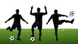 © png stock - Soccer players in action