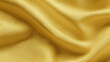 © mangolovemom - Smooth yellow fabric golden textile soft cloth satin texture silky material flowing wave elegant drape bright background luxury surface minimal design with calm mood