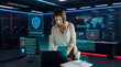 © Rendara Studio - Cybersecurity Analyst Monitoring Network Threats