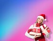 © BillionPhotos.com - Happy funny child girl with gifts. Christmas concept
