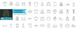 © Icons Queen - Fashion Clothing line icons set with editable stroke featuring t shirts dresses pants shoes and accessories modern outline apparel symbols collection for ecommerce ui and app design