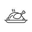 © SvGreen - Thanksgiving turkey on a plate with steam rising from the dish