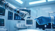 © Anusa - Robotic arm performing surgery with precision, showcasing advanced technology in modern medical environment. scene highlights innovation and future of healthcare