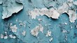 © PikePicture - Old blue paint peeling from concrete, revealing cracked, weathered plaster and rough textures for a distressed grunge wall background, abstract, vintage and worn detail