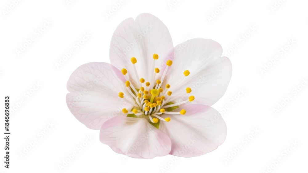 Isolated Cherry Blossom PNG Image on a Transparent Background Stock ...