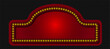 © Ahadul Hasan - Retro style glowing bulb light set for marquee billboard or cinema casino