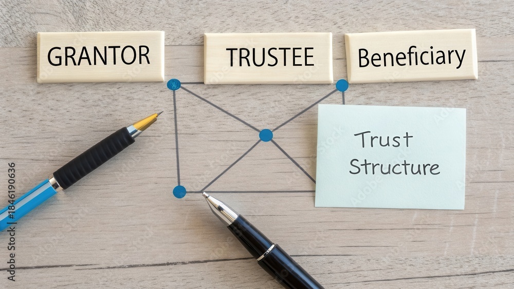 Conceptual Diagram of Trust Structure Featuring Roles of Grantor ...