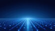 © buraratn - Futuristic Abstract Background with Glowing Lines and Dots Creating a Depth Illusion in a Dark Blue Environment for Technology and Innovation Themes