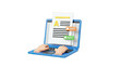 © leosastra - Laptop Typing Document with Hands - Digital Illustration