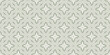 © Olgastocker - Elegant floral ornament in oriental style. Vector seamless pattern with flowers, tiles. Simple abstract minimal background. Sage green color texture. Luxury repeated design for decor, textile, curtain
