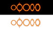 © Mamun - Sequential ring explosions in black and white