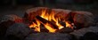 © ckybe - The soft orange light from a glowing evening fire warms the heart with gentle comfort