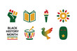 © MohammadHasanur - Black History Month Icon Set
