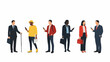 © Tanto - Diverse group of business professionals using mobile devices.