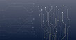 © arthead - Abstract technology background with elegant circuit lines and nodes on a dark gradient, symbolizing digital networks, data flow, innovation, and modern electronics.