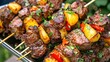 © wulan - Grilled beef and potato skewers