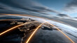 © visoot - Global network connection concept with glowing lines linking cities across Europe, digital communication and technology innovation