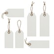 © SAYEDA - Set of tags with strings isolated on white background