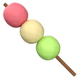 © rozikan - Dango Skewer 3D Illustration