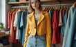 © Dylan - Circular fashion, fast fashion, thrifting shop concept. High quality