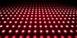 © Rameez - Abstract red led light array with a dark background creating a technological display effect