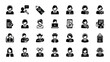 © Alienmarsh - These icons represent a comprehensive array of diverse user roles and dedicated customer support