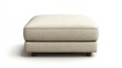 © maulan - Modern upholstered ottoman isolated on a white background with copy space