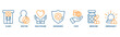 © HRF07 - Medicare icon set vector concept with icon of clinic, insurance, doctor, healthcare, medicine, cost and emergency
