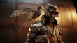 © Klik - Steampunk Adventurer with Mechanical Bird Companion.