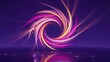 © DreamCanvas - Vibrant Swirling Lights Over Dark Water.