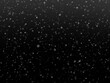 © Kateryna - Realistic falling snow overlay background. Winter snowflake particle effect for Christmas, New Year, festive design.