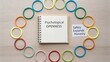 © Nor - Colorful rubber rings arranged around a notebook emphasizing psychological openness and safety in communication and honesty