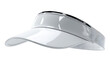 © Ameer - Stylish white sports visor for outdoor activities and sun protection isolated in high resolution png style with clean transparent background feel, crisp cutout ideal for fitness branding.