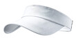 © Ameer - Stylish white sports visor for outdoor activities and sun protection isolated in high resolution png style with clean transparent background feel, crisp cutout ideal for fitness branding.