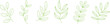 © UIA Design  - Minimalist Green Leaf Vector Set for Botanical Design