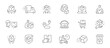 © ~ Bitter ~ - Delivery service icon set. Logistics, moving sign. Order tracking, courier and cargo symbols